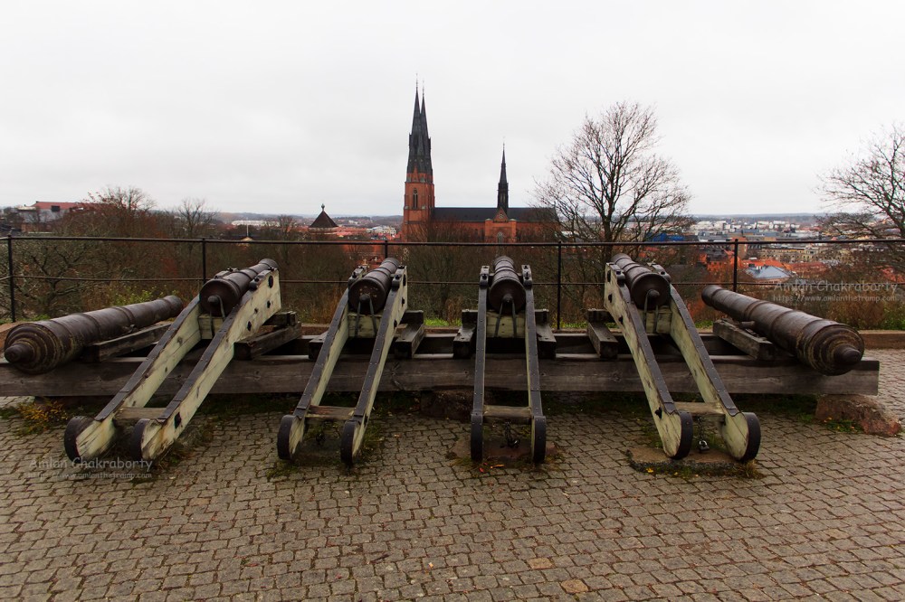 Cannons at Uppsala Castle